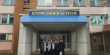 Диалог Лошницких гимназистов с директором ОАО "Борисовжилстрой" Мирчуком Анатолием Васильевичем