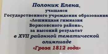 Финал XVII районной тематической олимпиады "Гроза 1812 года"