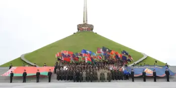 Отряд юных инспекторов движения "Перспектива" принимает участие в военно-патриотической игре "Зарница"