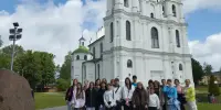 Воспитанники лагеря  "Малая академия наук"  посетили город Полоцк