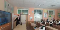📌Первый секретарь Борисовской районной организации ОО "БРСМ" Елизавета Владимировна Волковец провела питч "БРСМ – это круто!" для гимназистов