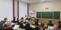 В ФОТООБЪЕКТИВЕ: Информационный час в 6 классах, посвященный трагическим событиям в истории белорусского народа