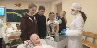 В ФОТООБЪЕКТИВЕ: профориентационный мастер-класс в УО "Борисовский государственный медицинский колледж"