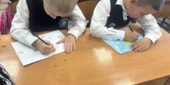 В ФОТООБЪЕКТИВЕ 📸 Сегодня учащиеся 2 "Б" класса рисовали любимый урок