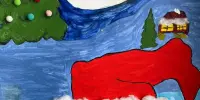 Изостудия "Гамма" открыла новогоднюю магию на гимназической выставке