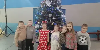 Новогодняя тусовка для первоклассников