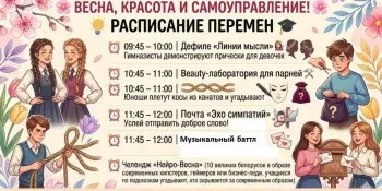 ВЕСНА! КРАСОТА! САМОУПРАВЛЕНИЕ! ПЕРЕМЕНЫ!