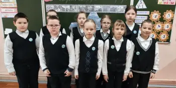 В ФОТООБЪЕКТИВЕ информационный час в 3 "Б" классе на тему "Подвиг белорусского народа"