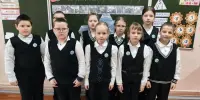 В ФОТООБЪЕКТИВЕ информационный час в 3 "Б" классе на тему "Подвиг белорусского народа"