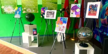 В ФОТООБЪЕКТИВЕ выставка, посвященная Дню космонавтики