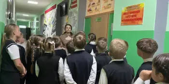 ФОТОФАКТ|учащиеся 4 класса посетили музейный уголок "Между прошлым и будущим"