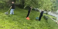 В рамках шестого школьного дня для учащихся 6 классов прошло воспитательное мероприятие "Полезный труд для гимназии"