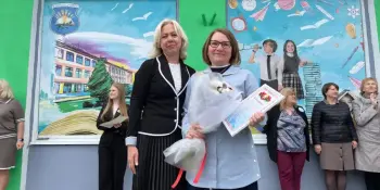 Торжественное награждение нашего замечательного педагога!